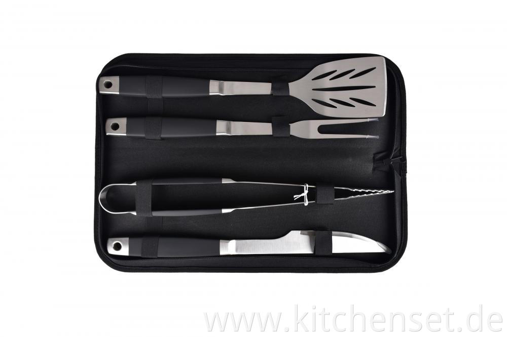 4pcs Bbq Tools Set with Knife